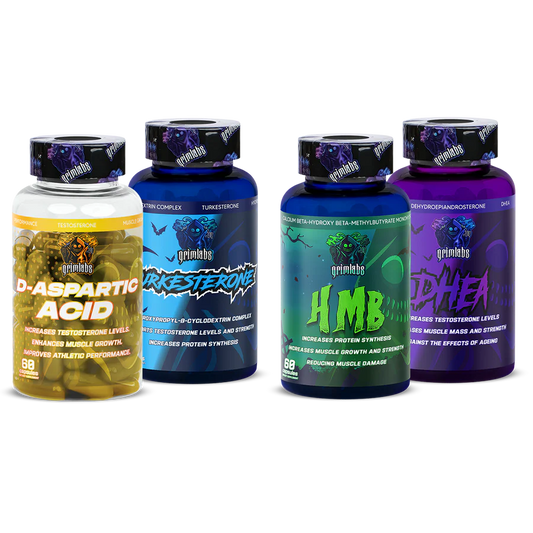 ULTIMATE ANDROGEN STACK - DAA & TURKESTERONE & HMB & DHEA