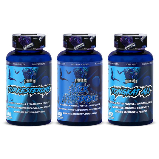 NATURAL TESTO TRIO - TURKESTERONE & BLACK APHRODISIAC & TONGKAT ALI