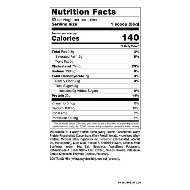 MUTANT WHEY 100% WHEY PROTEIN 2,27 KG