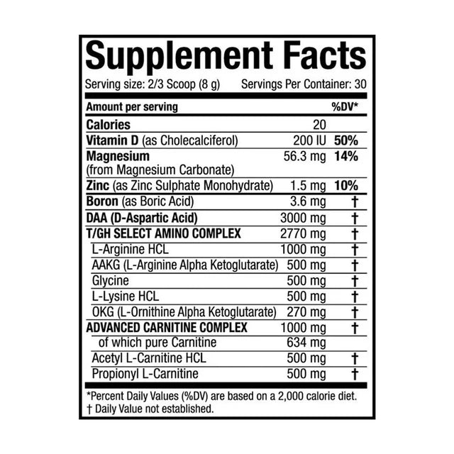 SCITEC NUTRITION TGH TESTO/GH