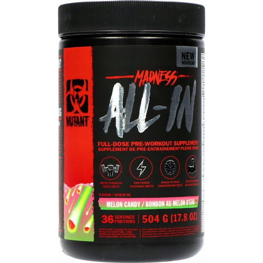 MUTANT MADNESS ALL-IN MADNESS PREWORKOUT 504 GR