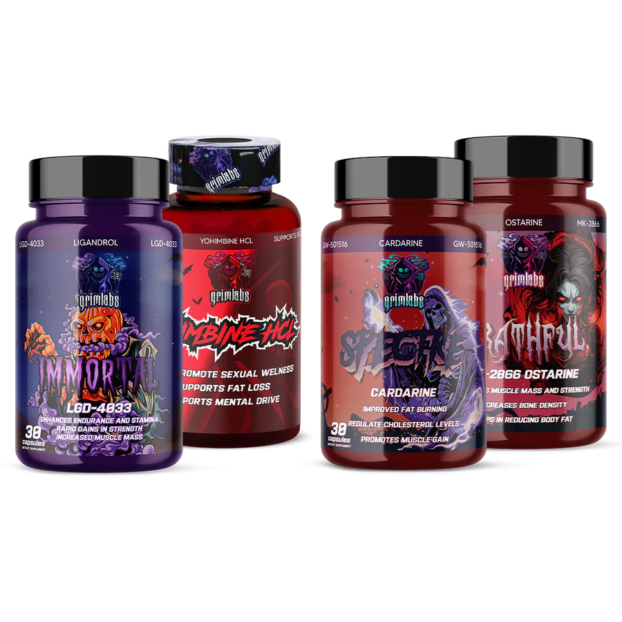 RIPPED ALPHA STARTER PACK - IMMORTAL & SPECTRE & WRATHFUL & YOHIMBINE HCL