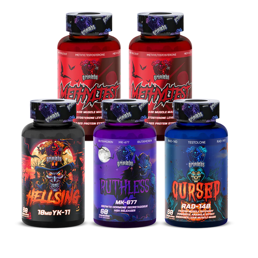 ANABOLIC GROWTH MASTERY - HELLSING & RUTHLESS & CURSED & METHYLTEST X2
