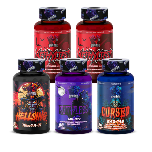 ANABOLIC GROWTH MASTERY - HELLSING & RUTHLESS & CURSED & METHYLTEST X2