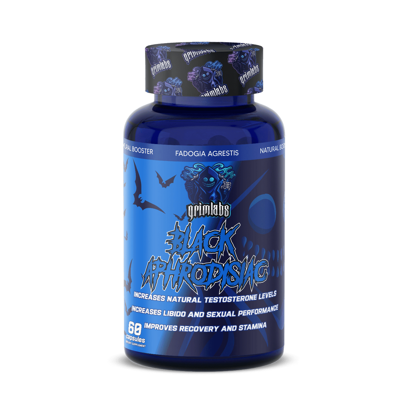 GRIMLABS BLACK APHRODISIAC (FADOGIA AGRESTIS) 600MG 60 CAPS