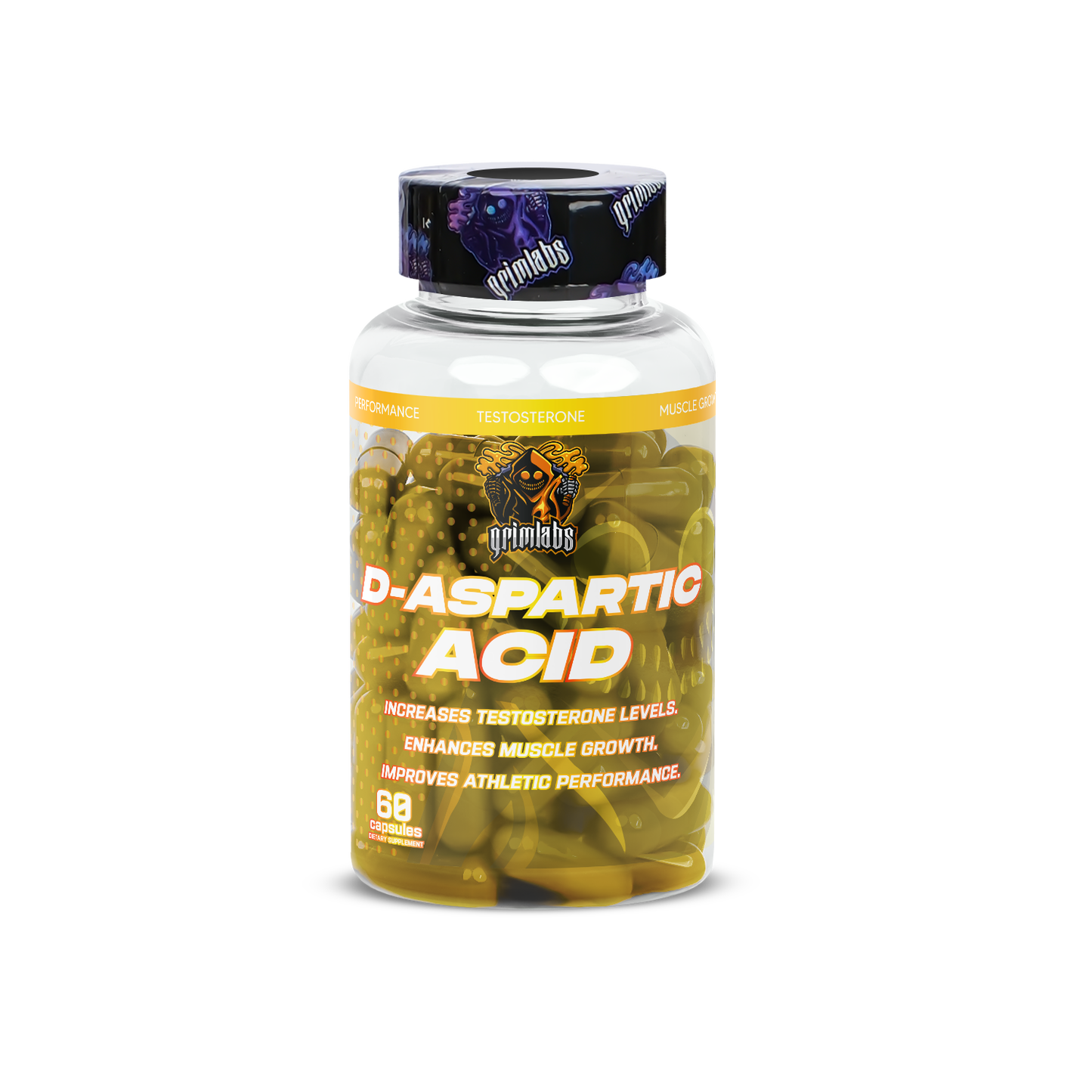 GRIMLABS DAA (D-ASPARTIC ACID) 500MG 60 SERVINGS