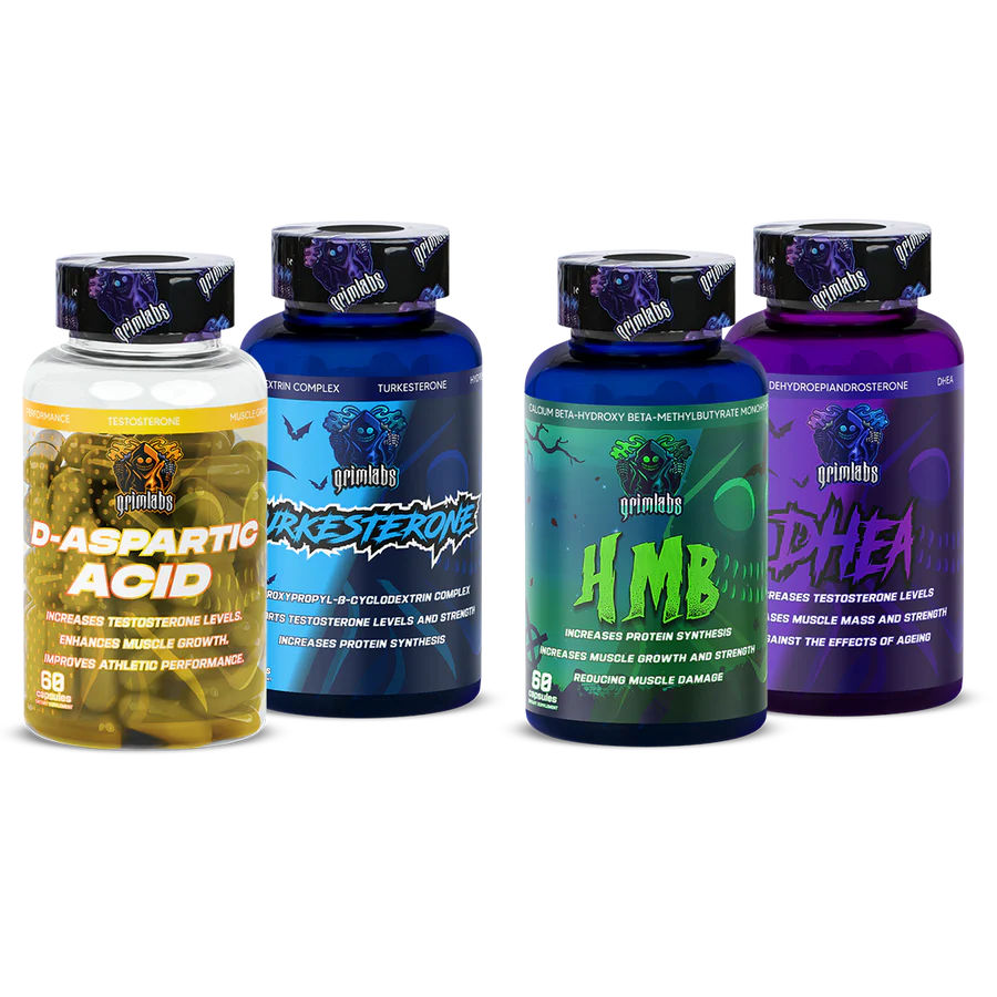 ULTIMATE ANDROGEN STACK - DAA & TURKESTERONE & HMB & DHEA