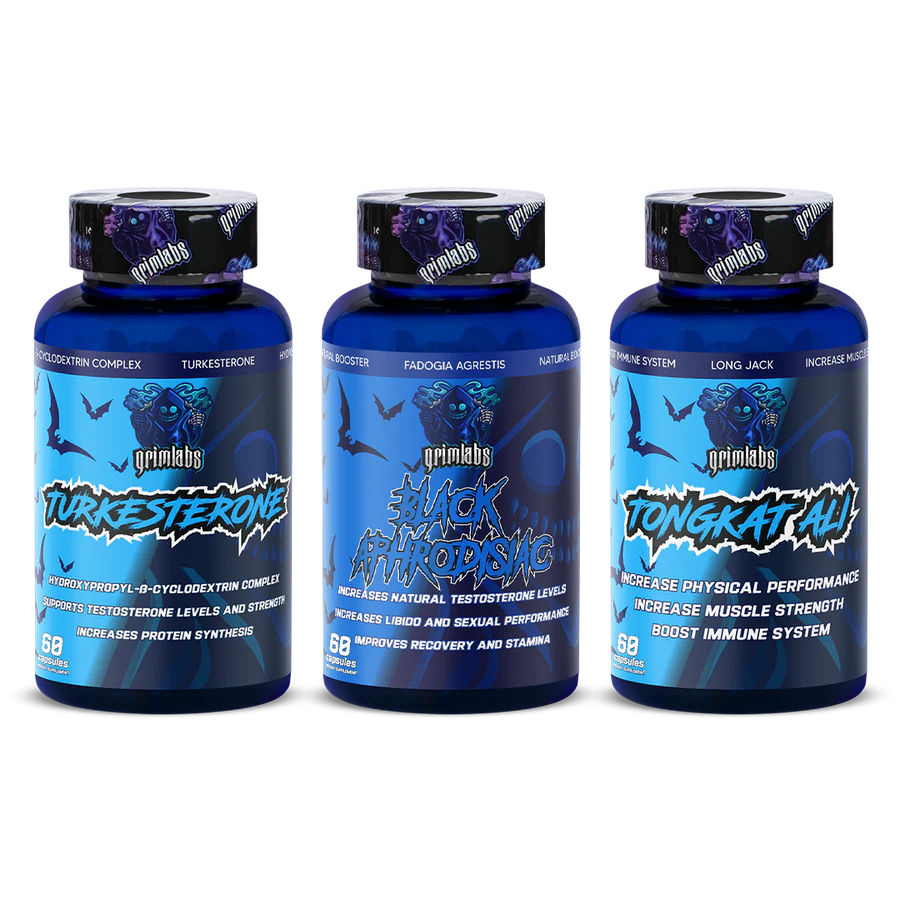 NATURAL TESTO TRIO - TURKESTERONE & BLACK APHRODISIAC & TONGKAT ALI