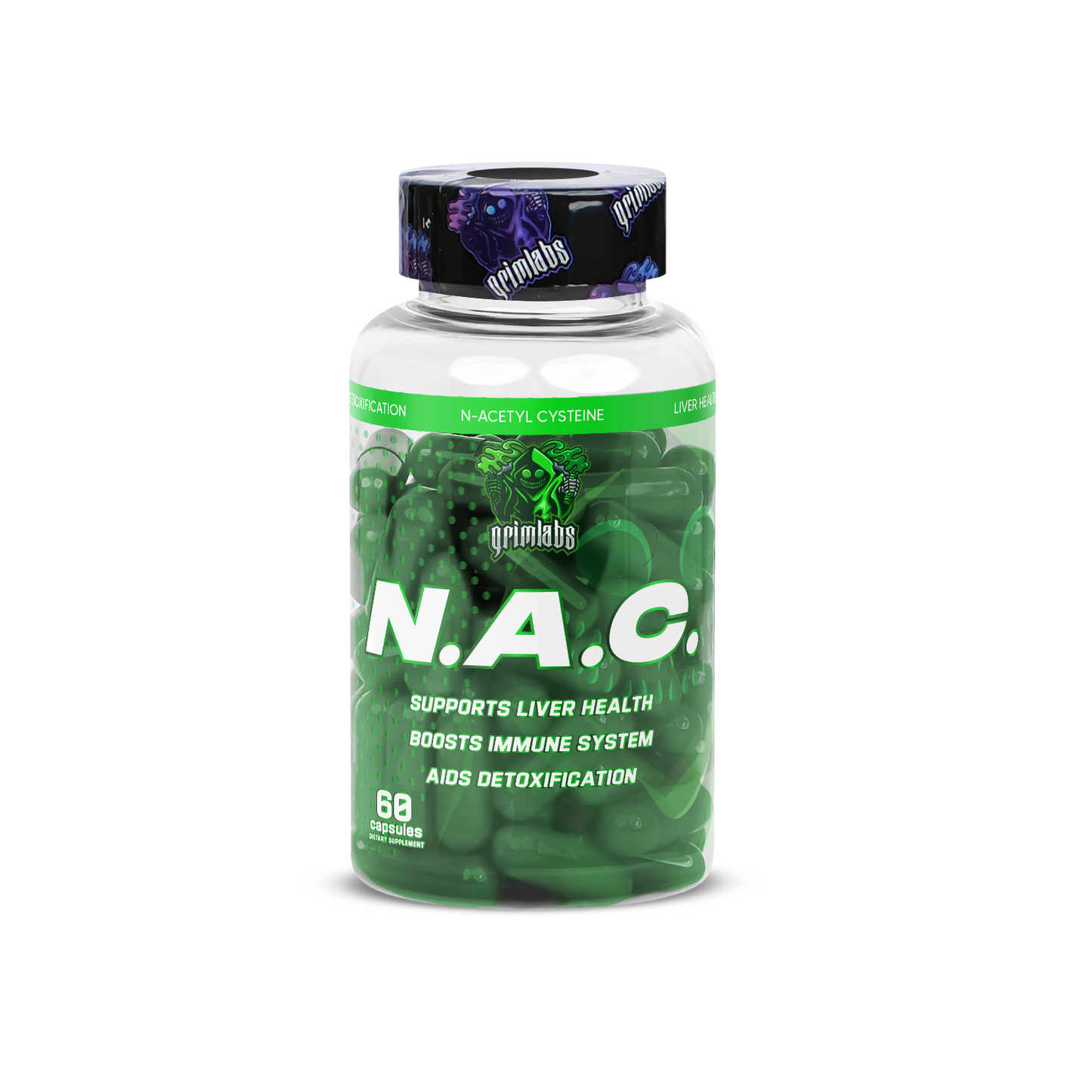 GRIMLABS N.A.C. (N-ACETYL CYSTEINE) KARACİĞER KORUYUCU 500MG 60 CAPS