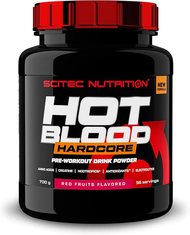 SCITEC NUTRITION HOT BLOOD HARDCORE PUMP PREWORKOUT (700 GR.) - 56 SERVING
