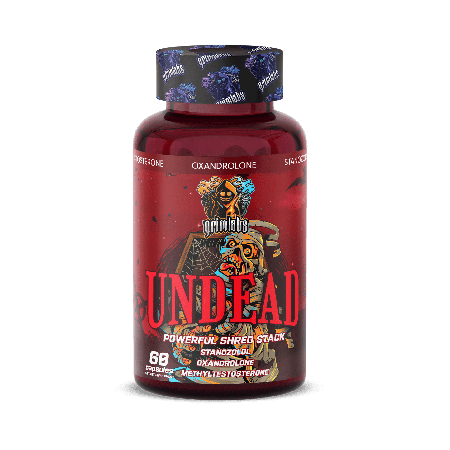 GRIMLABS UNDEAD POWERFUL SHRED STACK 60 CAPS