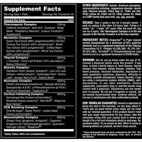 UNIVERSAL ANIMAL CUTS 42 PACKS