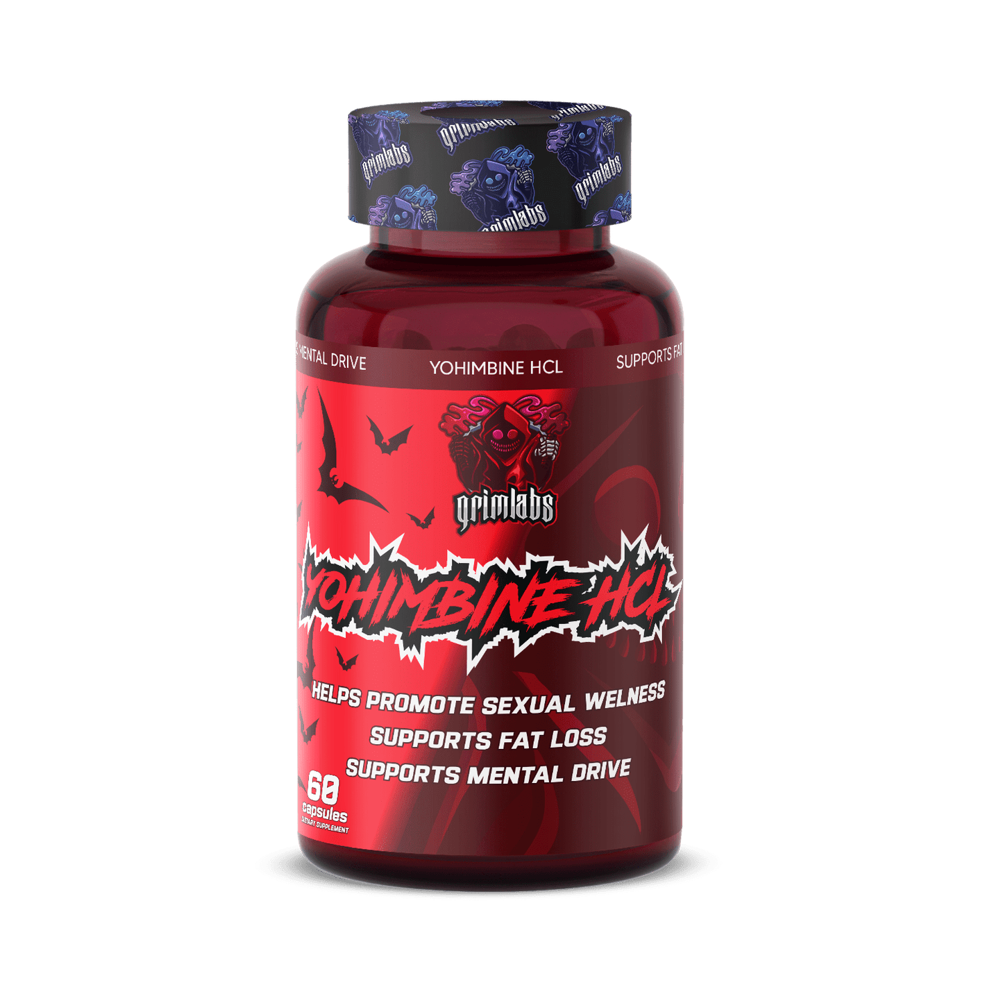 GRIMLABS YOHIMBINE HCL 10MG 60 CAPS