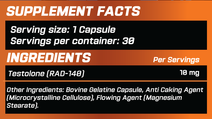 GRIMLABS CURSED RAD-140 10MG 30 SERVINGS