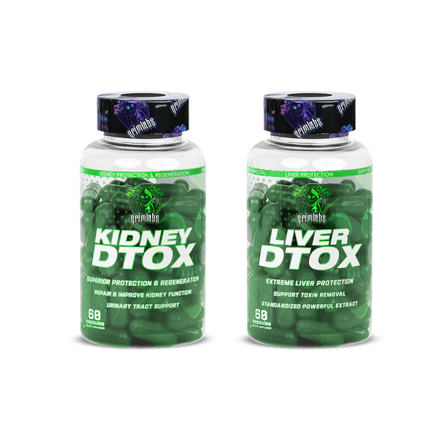 TOXIN FLUSH COMBO - KIDNEY DTOX - LIVER DTOX