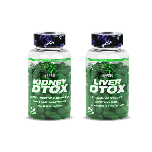 TOXIN FLUSH COMBO - KIDNEY DTOX - LIVER DTOX