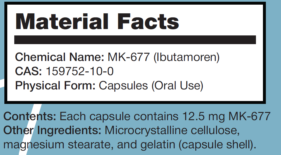 MK-677 12.5 MG 60 KAPSÜL