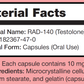 RAD-140 10 MG 30 KAPSÜL