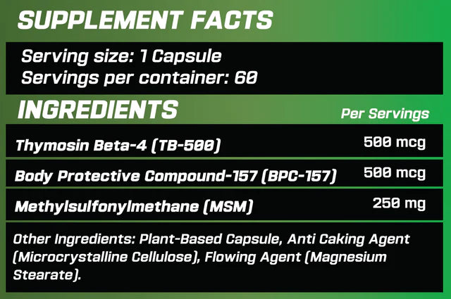 REGENESIS BPC-157 TB-500 60 CAPSULES