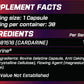 GRIMLABS SPECTRE CARDARINE 10MG 30 CAPS
